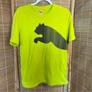 Men’s Neon Yellow Size Medium Puma Shirt